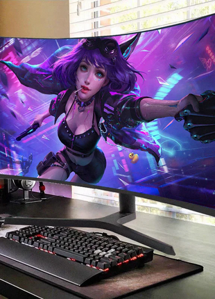 New 5K 49-inch ultra-wide screen LCD 144 Hz curve gaming computer monitor - Riparo82