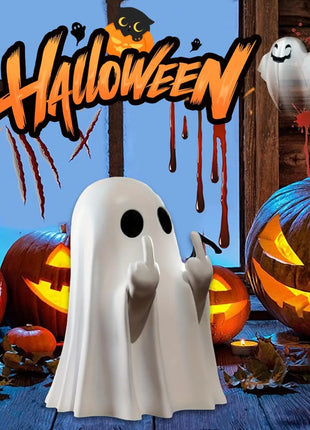 Halloween Cute Ghost Statue Creative  Crafts  Suitable For Party Scene   Home Living Room Bedroom Office Desktop Decoration ﻿ - Riparo82