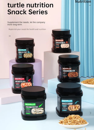 Thrushcross Turtle Snacks Freshwater Small Fish Dried Shrimp Dried Hamster Bread Worm Dried Hamster Snacks - Riparo82