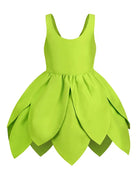 Costume Trilly Campanellino Carnevale 2026 - Abito Fata Verde Bambina