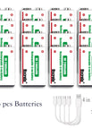 16 pcs 9v Batteries