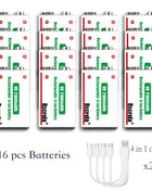 Batteria ricaricabile agli ioni di litio da 9 V a lunga durata 21800 mWh ad alta capacità per pedale rilevatore di fumo per microfono per chitarra con cavo - riparo82