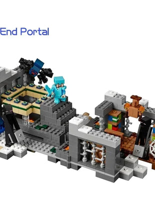 The Cave Village Mine Farm TreeHouse Deep Dark Battle Construccie Building Block Modello Giocattoli Fai da te per bambini Regalo di Natale