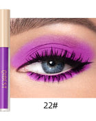 Nude Matte Liquid Eyeshadow Smooth Cream Eye Shadow Long Lasting Waterproof Eye shdaow Stick Blush Dual Purpose Contour Makeup - Riparo82