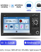 Android 14 Wireless Carplay 8G 128G Car Multimedia For Audi A4 B8 B6 B7 S4 B7 B6 RS4 B7 SEAT Exeo 7
