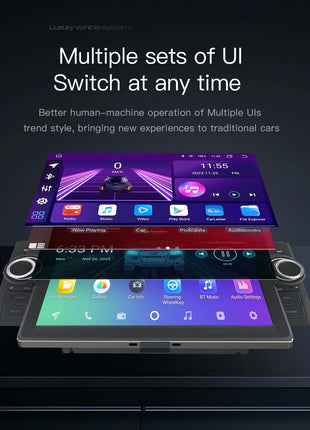 7"Wireless Carplay AutoRadio 2 din Android 14 For Fiat Grande Punto Linea 2009-2015 Multimedia Screen Audio GPS Navigation RDS - Riparo82