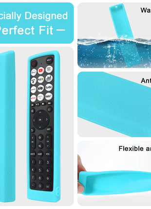 Silicone Case Fit for Hisense Smart Vidaa TV remote control EN2J36H EN2F36H EN2D36H ERF2N36H Protective Sheath Cover Anti-Slip ﻿ - Riparo82