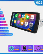 8+128G 10.1'' 360 Rotatable 1 Din AutoRadio GPS for Universal Car Multimedia Player Stereo 1DIN Video Autoradio Carplay HeadUnit