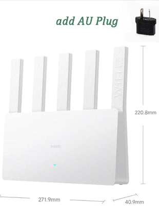 XIAOMI Router BE5000 WiFi 7 5011Mbps 2.4G/2.5GHz Network Port 512MB Memory Dual Broadband Access Network Security Protection CN - Riparo82