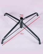 Base per supporto per albero di Natale in metallo Robusta base rotante per albero di Natale artificiale Gambe per supporto per albero di Natale - riparo82