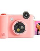Stampante fotografica Kodak Smile+ Instant Camera da 10 MP con fotocamera e stampante All-in-One Stampa senza inchiostro ZINK Carta fotografica opzionale