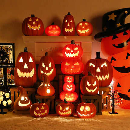 Pumpkins Lamp Halloween Decoration For Home Yard Garden Outdoor Decor Hallowen Horror House Skull Party Props Glow in The Dark