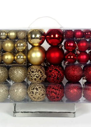 100 pz Decorazioni Di Natale Palline Albero Palle Di Natale Festa di Nozze Ornamento Forniture Per Feste Ornamento Di Natale Palla Palline Di Natale - riparo82