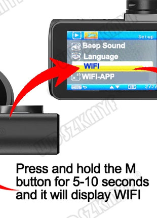 3Camera Dash Cam For Car Camera 1080P Video Recorder WIFI Car DVR 2lens Front Rear View Camera Night Vision Car Accessories - Riparo82