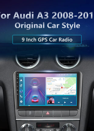 Podofo Android Carplay Car Radio For Audi A3 8P S3 RS3 Sportback 2003-2012 Android Auto 4G Multimedia Navigation autoradio DSP - Riparo82