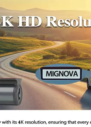 Dash Cam 4K WiFi GPS Dash Camera for Cars Mini Front Car DVR 24H Parking Mode G-Sensor Car Driving Video Recorder Loop Recording - Riparo82