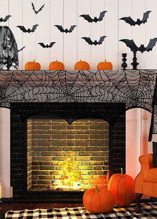 Halloween Tablecloth tablecover table decor Haunted House Pumpkin Spider Web Tablecloth 2025 Halloween Party Decoration Supplies - Riparo82
