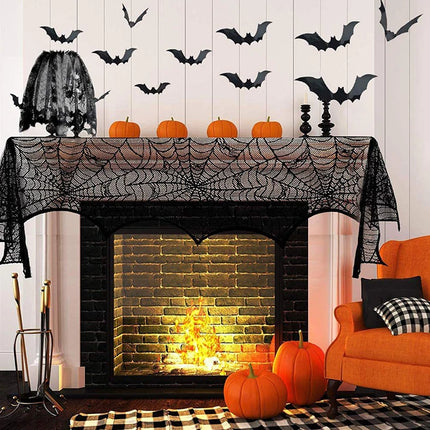 Halloween Tablecloth tablecover table decor Haunted House Pumpkin Spider Web Tablecloth 2025 Halloween Party Decoration Supplies