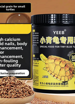 yeeb Semi-Aquatic Turtle Food - Color Enhancing Diet for Golden Thread, Three-Keeled & Stone Turtles - Riparo82