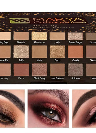 18 Colors Eyeshadow Palette Matte Makeup Products Women Cosmetics New Beauty Health Low Saturated Smoke Eye Shadow Pallet