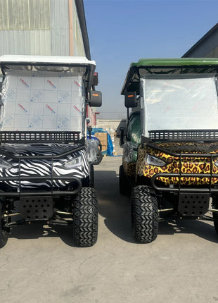 New Popularity 4 Seat Electric Golf Cart 5000W Scooter ATV Go Karts Adult Sightseeing Classic Gas Cart Electric Golf Cart - Riparo82
