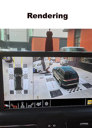 360 Car Camera Panoramic Surround View 1080P AHD Right+Left+Front+ Rear View Camera System for Android Auto Radio Night Vision - Riparo82