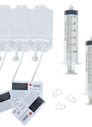 Halloween Blood Bags Juice Drinking Energy Pack Vampire Horror Props Halloween Party Decoration Vampire Cosplay Supplies - Riparo82