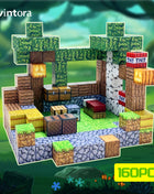 Blocchi magnetici Mine World Magnet Cube Brick Set Miglior regalo per ragazzi Ragazze Bambini 3+ Giocattolo stile pixel fai-da-te - riparo82