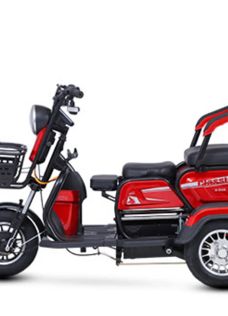 Triciclo Elettrico 1000W 48V 3 Posti Adulti - Scooter Mobilità Anziani 4 Modalità - riparo82