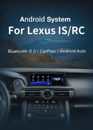 AutoRadio Android14 Wireless Carplay Car For Lexus IS RC 200 250 300 350 200T 300h Multimedia Player Navigation GPS Stereo Audio - Riparo82