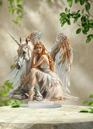 Supporto in acrilico Artigianato personalizzato Festa della mamma Festa del papà Regalo di Natale di Halloween - riparo82