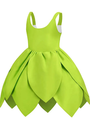 Costume Trilly Campanellino Carnevale 2026 - Abito Fata Verde Bambina