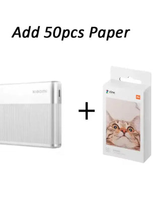 Stampante fotografica portatile Xiaomi 1S Stampa termica Bluetooth ZINK Tecnologia senza inchiostro App Xiaomi Stampa fotografica portatile wireless