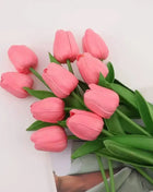 1/5/10/15PCS Tulips Artificial Flowers Real Touch Flowers Tulip Bouquet Decor Fake Tulips Flower for Home Wedding Decorations