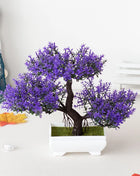 Artificial Plants Decoration Potted Bonsai Small Tree Pot Fake Plant Potted zen garden Ornaments Table Home Room Decoration