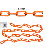 2/3M Halloween Plastic Chain Lights Props Chains with 8 Lighting Modes String Lights for Skeleton Dog Spooky Outdoor Decorations - Riparo82