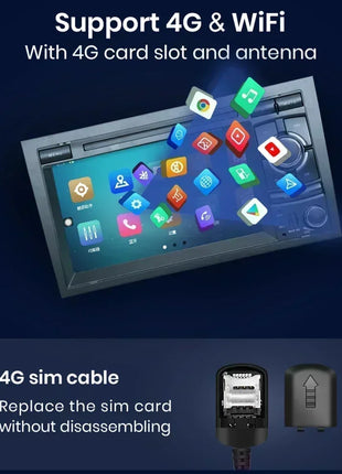 Car Radio Multimedia Wireless Carplay For Audi A4 B6 B7 S4 RS4 2002-2012 CHSTEK Bluetooth Android GPS WIFI 4G Auto Screen Stereo - Riparo82