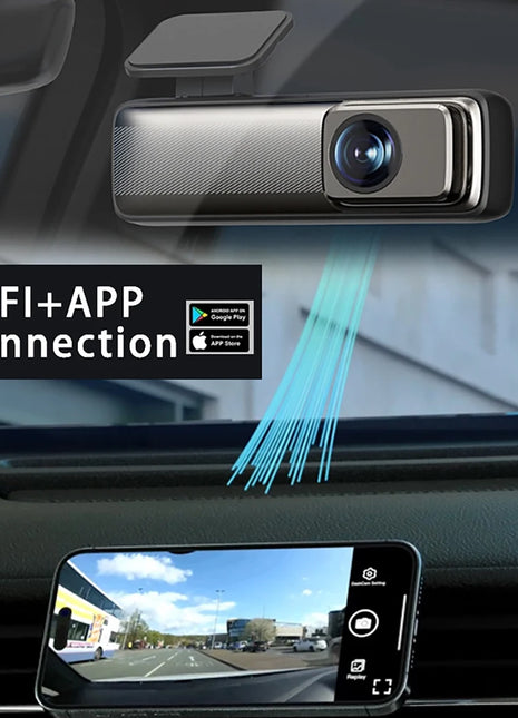 Dashcam Dash Cam Dash Car Camera Full HD Car DVR USB Video Recorder for Android Smart System With Adas WiFi Connect Night Vision - Riparo82