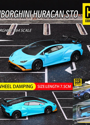 CCA1:64 Lamborghini STO Squisito modello di sospensione Auto d'epoca Modello statico Pressofusione Collezione Regalo Giocattoli - riparo82