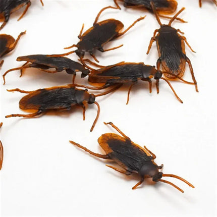 Halloween Gadget Plastic Cockroaches Joke Decoration Props Rubber Toy Gags Practical Jokes Toys Plastic Bugs Cockroach