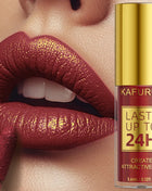 14 Colors Glitter Metallic Lip Glaze Shiny Long Lasting Lip Gloss Waterproof Liquid Lipstick Makeup Lip Oil Lip Tint Gifts for W - Riparo82