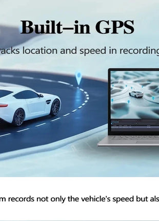 Dash Cam 4K WiFi GPS Dash Camera for Cars Mini Front Car DVR 24H Parking Mode G-Sensor Car Driving Video Recorder Loop Recording - Riparo82