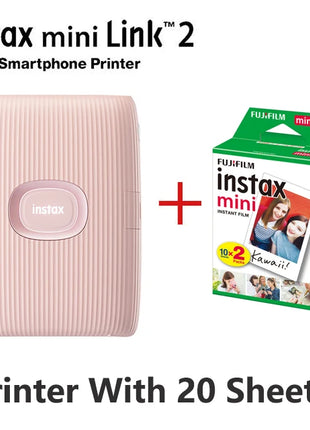 Nuova stampante Fujifilm Instax Mini stampante Fujifilm originale Link 2 con fotocamera a pellicola istantanea Instax Mini Film selezionabile