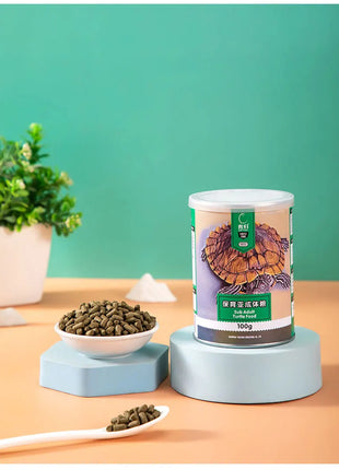 YUR KWAI Sub-Adult Turtle Food - Protein Pellets for Red-Ear Slider/Terrapin/Box Turtle-Shell Hardening Formula with Calcium&D3 - Riparo82