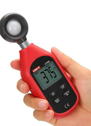 UNI-T Light Meter UT383 UT383BT 200,000 LUX Digital Luxmeter Luminance Lux Fc Test Max Min Illuminometers Photometer