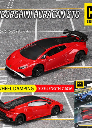 CCA1:64 Lamborghini STO Squisito modello di sospensione Auto d'epoca Modello statico Pressofusione Collezione Regalo Giocattoli - riparo82