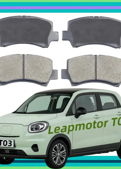 Per Leapmotor T03 Pastiglie freno anteriori/Pastiglie freno posteriori/Parti auto K-30001 K-27006