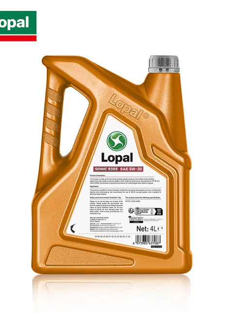 Lopal SONIC 9388 5W-30 A5/B5 SP 4L Olio motore per auto Protezione avanzata 4L Lubrificante Olio motore completamente sintetico per auto Europen