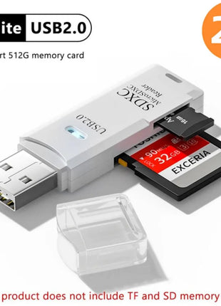 Lettore di schede USB 3.0 multifunzionale 2 in 1Micro SD TFMemoryCardReaderUSBFlashDrive Adattatore per schede per PC Accessori per laptop
