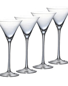 Set bicchieri da martini in vetro da cocktail, 130 ml, 4 pezzi - riparo82